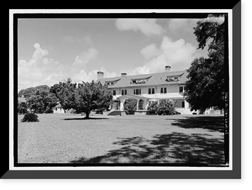 Historic Framed Print, Stafford Plantation, Saint Marys, Camden County, GA,  17-7/8" x 21-7/8"
