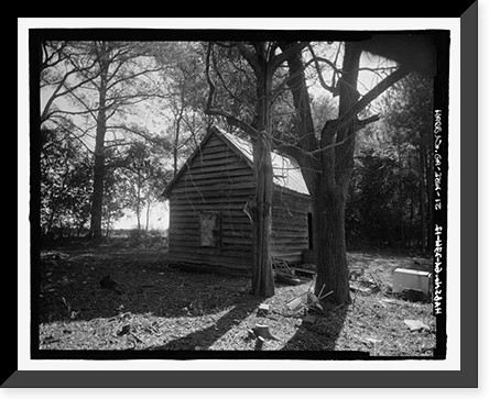 Free Cabin, State Route 121-U.S. Highway 25-Peach Orchard Road, Hephzibah, Richmond County, GA - 12 Classic, Vintage Poster