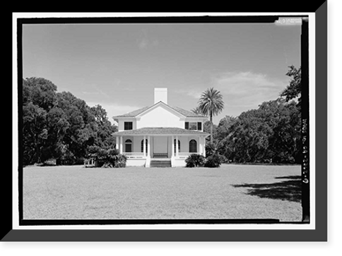 Historic Framed Print, Plum Orchard, Saint Marys, Camden County, GA - 9,  17-7/8" x 21-7/8"
