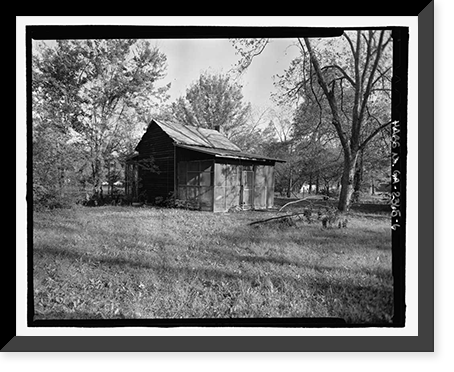 Historic Framed Print, Carter-Evans House, 603 South Harris Street, Sandersville, Washington County, GA - 6,  17-7/8" x 21-7/8"