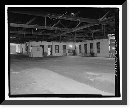 Historic Framed Print, Bumper Distributors Building, 543 Broadway Lane, Macon, Bibb County, GA - 5,  17-7/8" x 21-7/8"