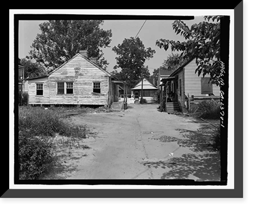 Historic Framed Print, 621 Ruben Street (House), Savannah, Chatham County, GA,  17-7/8" x 21-7/8"