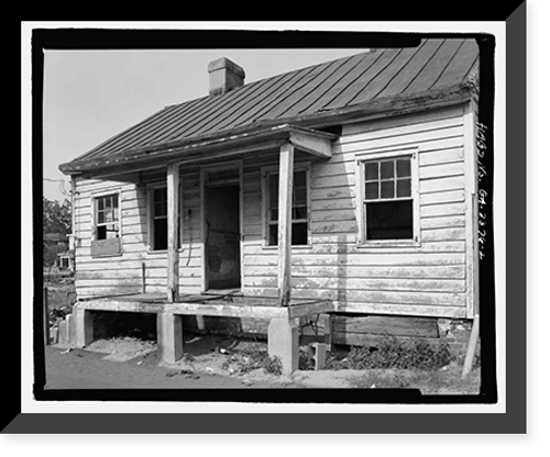 Historic Framed Print, 621 Ruben Street (House), Savannah, Chatham County, GA - 2,  17-7/8" x 21-7/8"