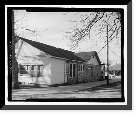Historic Framed Print, H. Pat Brannen House, 335 South Main Street, Statesboro, Bulloch County, GA - 6,  17-7/8" x 21-7/8"