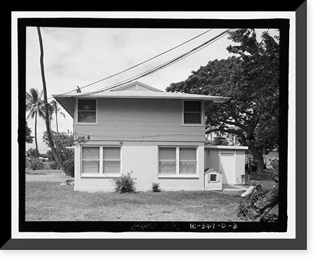 U.S. Naval Base, Pearl Harbor, Housing Area 1, Sixplex Type, Bounded by Kamehameha Highway, Plantation Drive, South Avenue, Pearl City, Honolulu County, HI - 3 Classic, Antique Wall Art