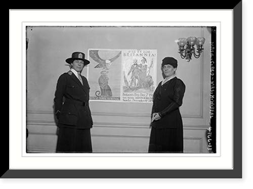 Historic Framed Print, Mrs. L.C. Reid & Mrs. H.W. Beal - 2,  17-7/8" x 21-7/8"