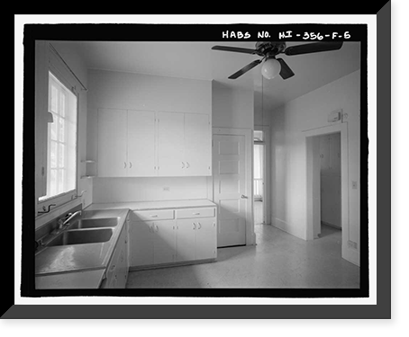 Historic Framed Print, U.S. Naval Base, Pearl Harbor, Naval Housing Area Hospital Point, Pharmacist's Quarters Type, 13-16 First Street, Pearl City, Honolulu County, HI - 5,  17-7/8" x 21-7/8"