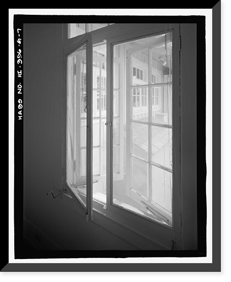 Historic Framed Print, U.S. Naval Base, Pearl Harbor, Naval Housing Area Hospital Point, Junior Officer's Quarters Type, 11-12 First Street, Pearl City, Honolulu County, HI - 7,  17-7/8" x 21-7/8"