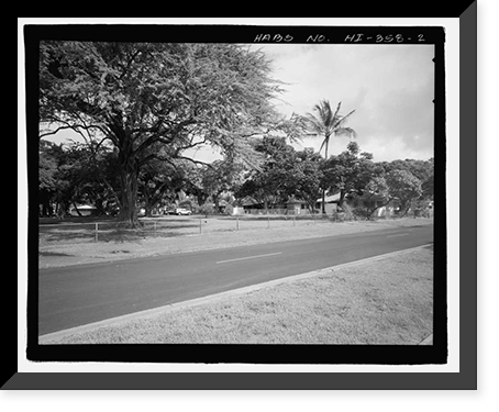 Historic Framed Print, U.S. Naval Base, Pearl Harbor, Naval Housing Area Pearl City Peninsula, Bounded by Lanakila & Laniwai Avenues, Kaiapo Canal & shoreline, Pearl City, Honolulu County, HI - 2,  17-7/8" x 21-7/8"