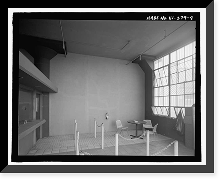 Historic Framed Print, U.S. Naval Base, Pearl Harbor, Storehouse, Liscome Bay Street betweeen Gannet Street & Lexington Boulevard, Pearl City, Honolulu County, HI - 4,  17-7/8" x 21-7/8"