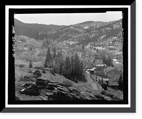 Historic Framed Print, Central City, Central City, Gilpin County, CO - 31,  17-7/8" x 21-7/8"