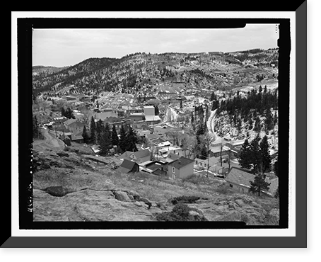 Historic Framed Print, Central City, Central City, Gilpin County, CO - 32,  17-7/8" x 21-7/8"