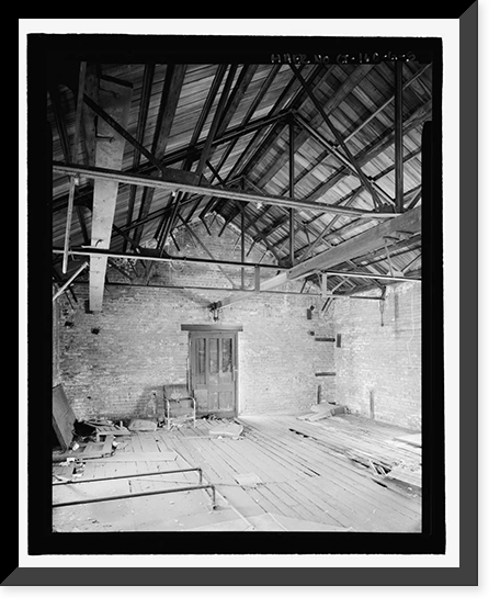 Historic Framed Print, New Haven Rail Yard, Oil Storage Building, Vicinity of Union Avenue, New Haven, New Haven County, CT - 5,  17-7/8" x 21-7/8"