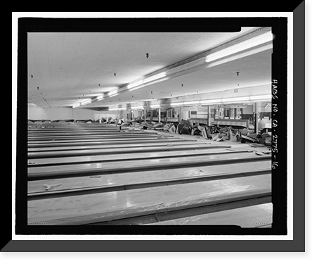 Historic Framed Print, Holiday Bowl, 3730 Crenshaw Boulevard, Los Angeles, Los Angeles County, CA - 16,  17-7/8" x 21-7/8"