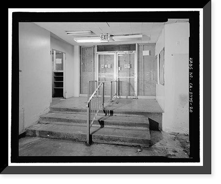 Historic Framed Print, Holiday Bowl, 3730 Crenshaw Boulevard, Los Angeles, Los Angeles County, CA - 20,  17-7/8" x 21-7/8"