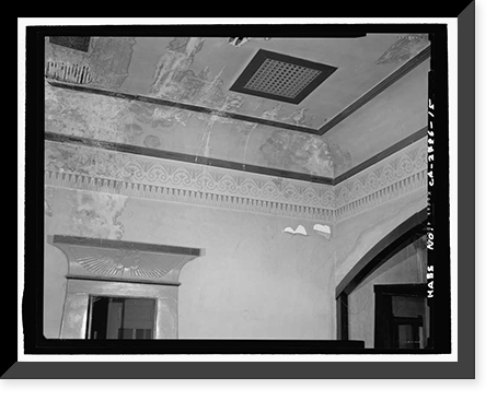 Historic Framed Print, Bower Building, 409-413 East Weber Avenue, Stockton, San Joaquin County, CA - 15,  17-7/8" x 21-7/8"