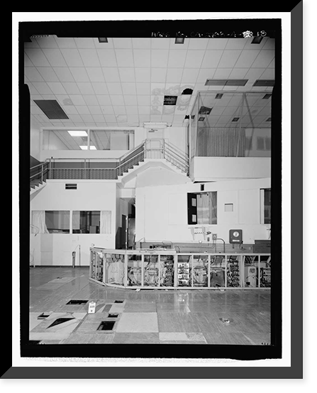 Historic Framed Print, March Air Force Base, Strategic Air Command, Combat Operations Center, 5220 Riverside Drive, Moreno Valley, Riverside County, CA - 18,  17-7/8" x 21-7/8"