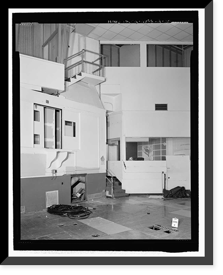 Historic Framed Print, March Air Force Base, Strategic Air Command, Combat Operations Center, 5220 Riverside Drive, Moreno Valley, Riverside County, CA - 20,  17-7/8" x 21-7/8"