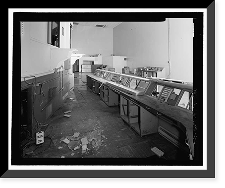 Historic Framed Print, March Air Force Base, Strategic Air Command, Combat Operations Center, 5220 Riverside Drive, Moreno Valley, Riverside County, CA - 21,  17-7/8" x 21-7/8"