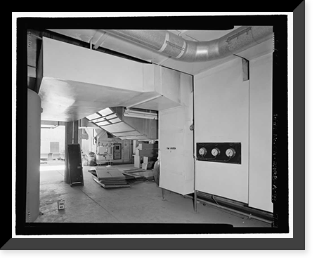 Historic Framed Print, March Air Force Base, Strategic Air Command, Combat Operations Center, 5220 Riverside Drive, Moreno Valley, Riverside County, CA - 49,  17-7/8" x 21-7/8"