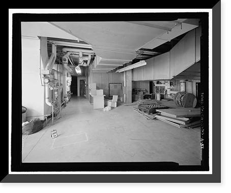 Historic Framed Print, March Air Force Base, Strategic Air Command, Combat Operations Center, 5220 Riverside Drive, Moreno Valley, Riverside County, CA - 51,  17-7/8" x 21-7/8"