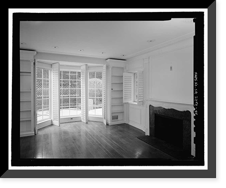Historic Framed Print, Morris Landau House, 638 North Faring Road, Los Angeles, Los Angeles County, CA - 48,  17-7/8" x 21-7/8"