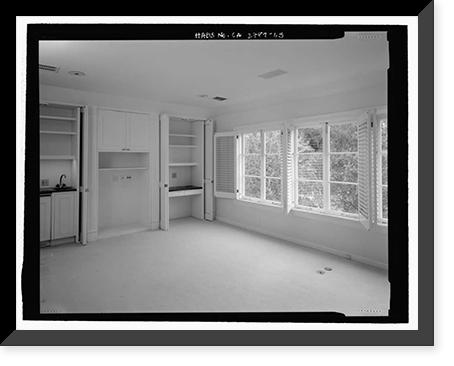 Historic Framed Print, Morris Landau House, 638 North Faring Road, Los Angeles, Los Angeles County, CA - 65,  17-7/8" x 21-7/8"