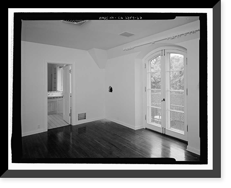 Historic Framed Print, Morris Landau House, 638 North Faring Road, Los Angeles, Los Angeles County, CA - 67,  17-7/8" x 21-7/8"