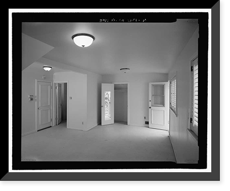 Historic Framed Print, Morris Landau House, 638 North Faring Road, Los Angeles, Los Angeles County, CA - 70,  17-7/8" x 21-7/8"