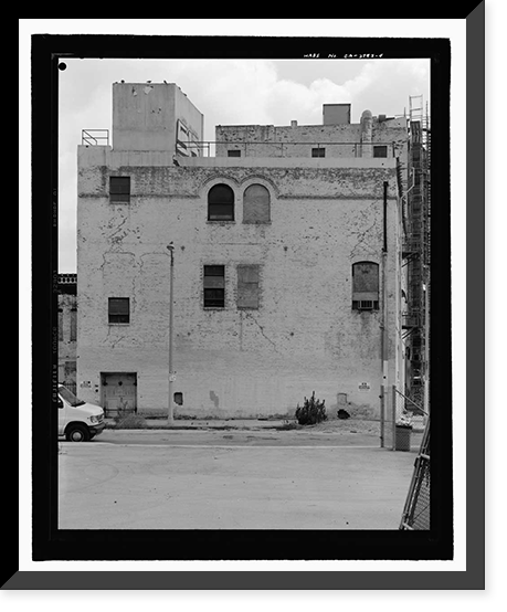 Historic Framed Print, Brunswig Annex, 502 New High Street & 111 Republic Street, Los Angeles, Los Angeles County, CA - 4,  17-7/8" x 21-7/8"