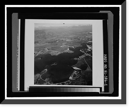 Historic Framed Print, U.S. Naval Base, Pearl Harbor, Waipio Peninsula, Waipo Peninsula, Pearl Harbor, Honolulu County, HI - 2,  17-7/8" x 21-7/8"