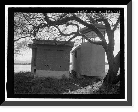 Historic Framed Print, U.S. Naval Base, Pearl Harbor, Waipio Peninsula, Waipo Peninsula, Pearl Harbor, Honolulu County, HI - 13,  17-7/8" x 21-7/8"