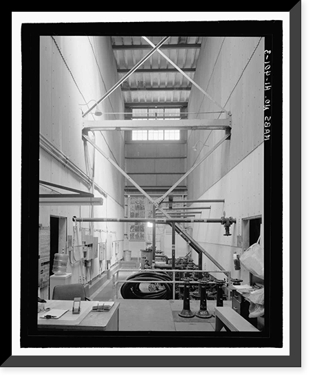 Historic Framed Print, U.S. Naval Base, Pearl Harbor, Lubricating Oil Storage Building, Merry Point near North Road, Pearl Harbor, Honolulu County, HI - 3,  17-7/8" x 21-7/8"