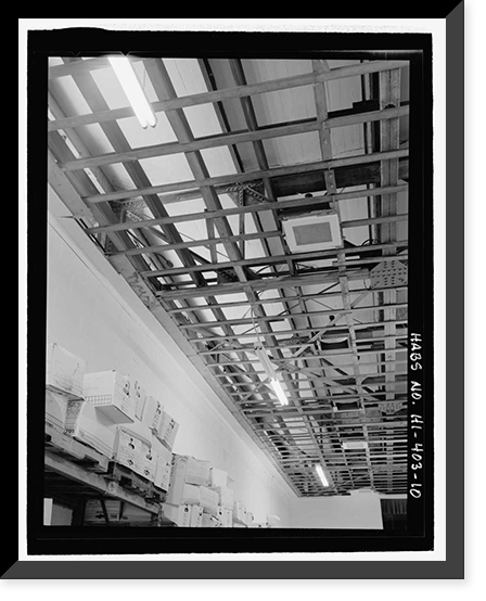 U.S. Naval Base, Pearl Harbor, Gymnasium & Theater, Neville Way, Pearl Harbor, Honolulu County, HI - 10, Historic Print
