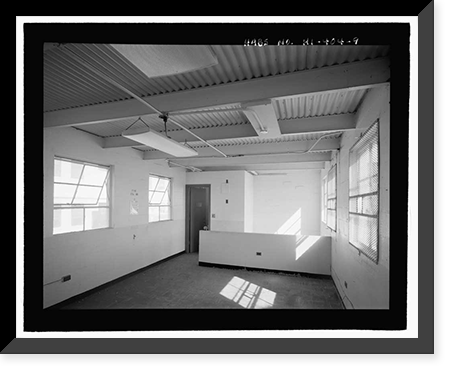 Historic Framed Print, U.S. Naval Base, Pearl Harbor, Boiler House & Cold Storage, Butchers Shop & Dry Stores Building, South Avenue near Salvor Street, Pearl Harbor, Honolulu County, HI - 9,  17-7/8" x 21-7/8"