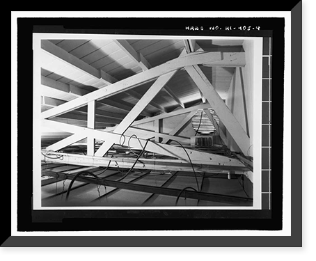 Historic Framed Print, U.S. Naval Base, Pearl Harbor, Bakery, South Avenue, Pearl Harbor, Honolulu County, HI - 4,  17-7/8" x 21-7/8"