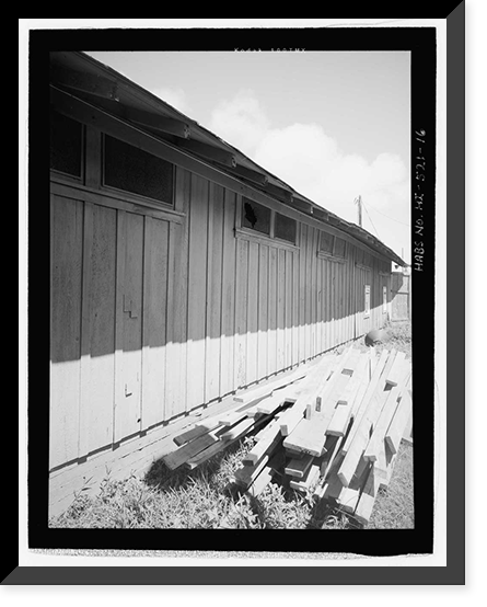 Historic Framed Print, Honolua Store & Warehouse, 502 Office Street, Kapalua, Maui County, HI - 16,  17-7/8" x 21-7/8"