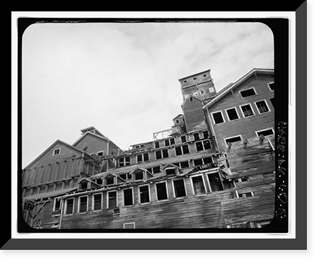 Historic Framed Print, Kennecott Copper Corporation, Concentration Mill, On Copper River & Northwestern Railroad, Kennicott, Valdez-Cordova Census Area, AK - 37,  17-7/8" x 21-7/8"