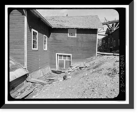 Historic Framed Print, Kennecott Copper Corporation, Leaching Plant, On Copper River & Northwestern Railroad, Kennicott, Valdez-Cordova Census Area, AK - 5,  17-7/8" x 21-7/8"