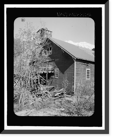 Historic Framed Print, Kennecott Copper Corporation, Leaching Plant, On Copper River & Northwestern Railroad, Kennicott, Valdez-Cordova Census Area, AK - 11,  17-7/8" x 21-7/8"
