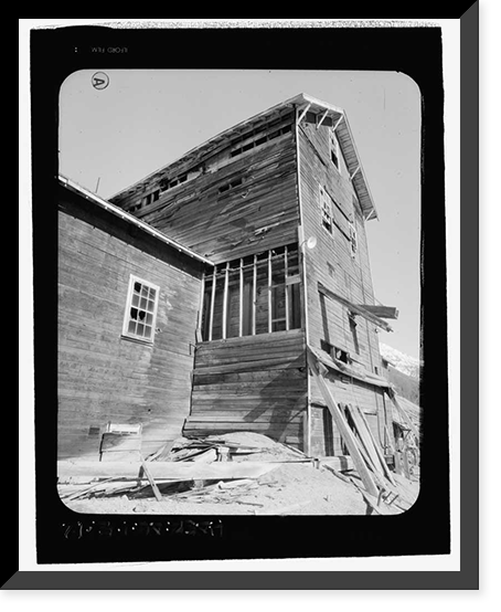 Historic Framed Print, Kennecott Copper Corporation, Leaching Plant, On Copper River & Northwestern Railroad, Kennicott, Valdez-Cordova Census Area, AK - 12,  17-7/8" x 21-7/8"