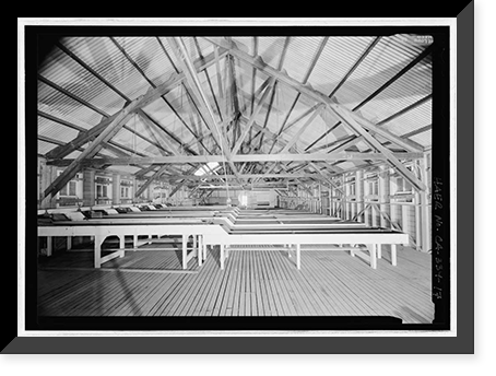 Historic Framed Print, Prairie Creek Fish Hatchery, Hwy. 101, Orick, Humboldt County, CA - 17,  17-7/8" x 21-7/8"