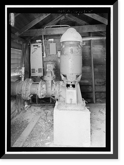 Historic Framed Print, Prairie Creek Fish Hatchery, Hwy. 101, Orick, Humboldt County, CA - 25,  17-7/8" x 21-7/8"