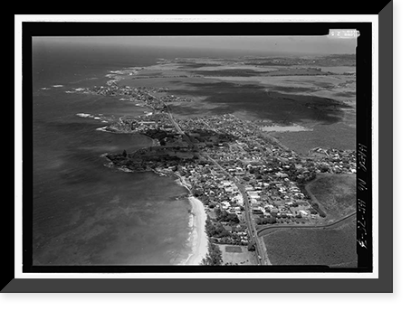 Historic Framed Print, Hana Belt Road, Between Haiku and Kaipahulu, Hana vicinity, Maui County, HI - 3,  17-7/8" x 21-7/8"