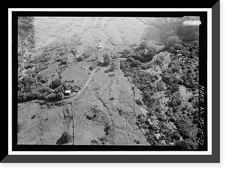 Historic Framed Print, Hana Belt Road, Between Haiku and Kaipahulu, Hana vicinity, Maui County, HI - 37,  17-7/8" x 21-7/8"