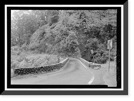 Historic Framed Print, Hana Belt Road, Between Haiku and Kaipahulu, Hana vicinity, Maui County, HI - 82,  17-7/8" x 21-7/8"