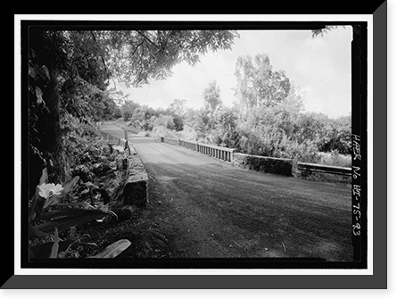 Historic Framed Print, Hana Belt Road, Between Haiku and Kaipahulu, Hana vicinity, Maui County, HI - 93,  17-7/8" x 21-7/8"