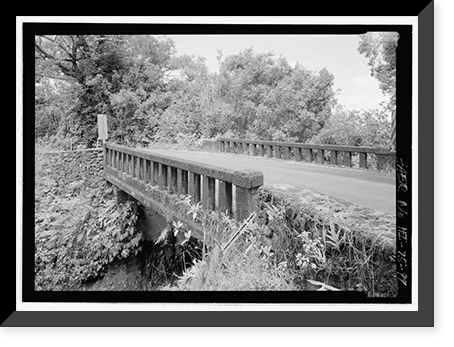 Historic Framed Print, Hana Belt Road, Between Haiku and Kaipahulu, Hana vicinity, Maui County, HI - 99,  17-7/8" x 21-7/8"
