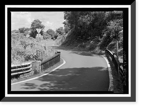 Historic Framed Print, Hana Belt Road, Between Haiku and Kaipahulu, Hana vicinity, Maui County, HI - 111,  17-7/8" x 21-7/8"