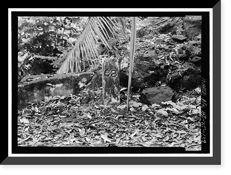 Historic Framed Print, Hana Belt Road, Between Haiku and Kaipahulu, Hana vicinity, Maui County, HI - 139,  17-7/8" x 21-7/8"